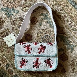 NWT Lobster Beaded Bag